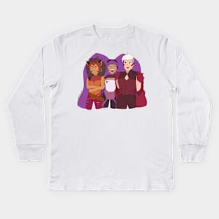 Villain Gals Kids Long Sleeve T-Shirt